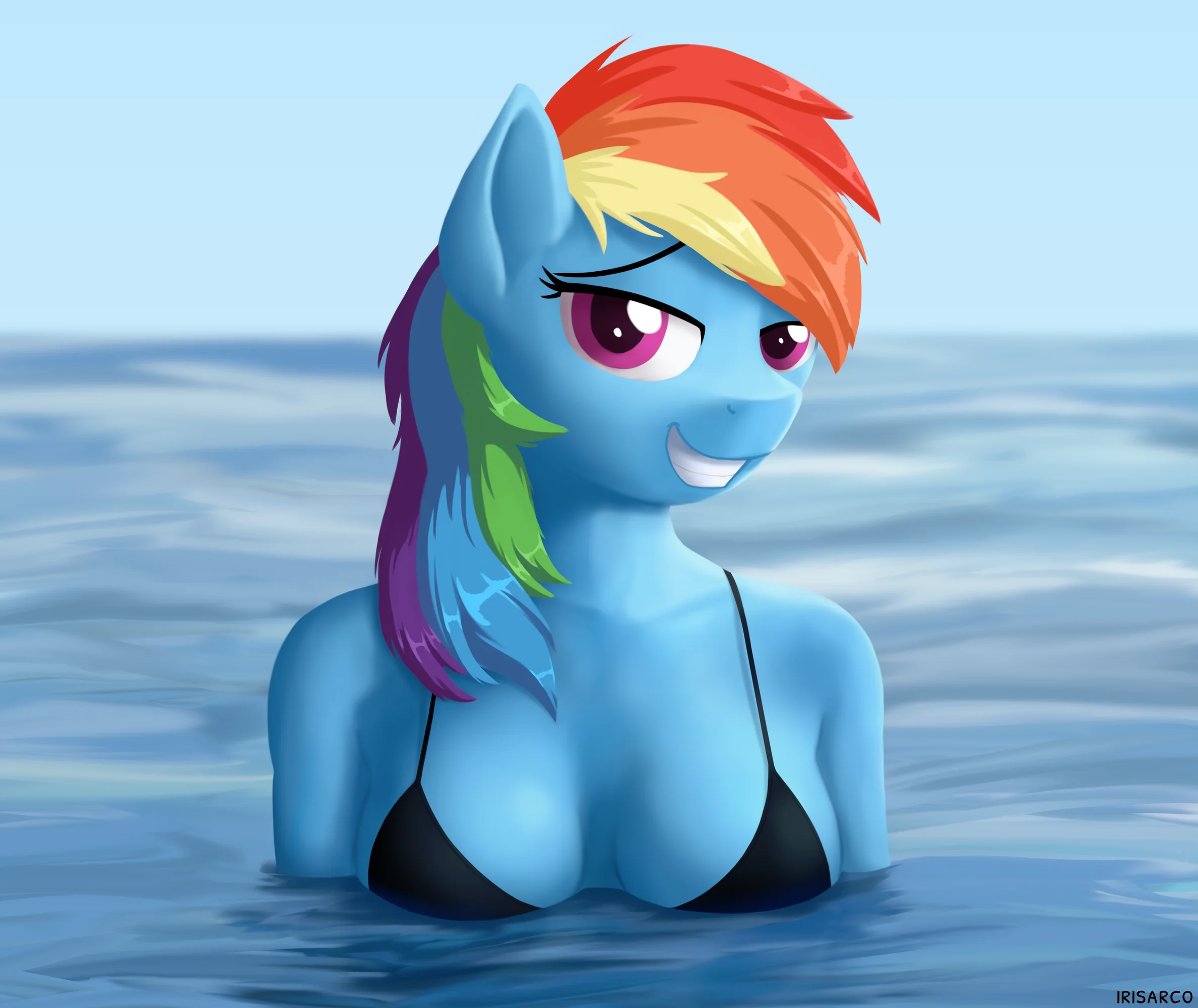 Swimming with Dashie (edit) (1/2)